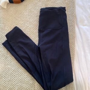 Zyia Black Ribbed Premium leggings 7/8 24